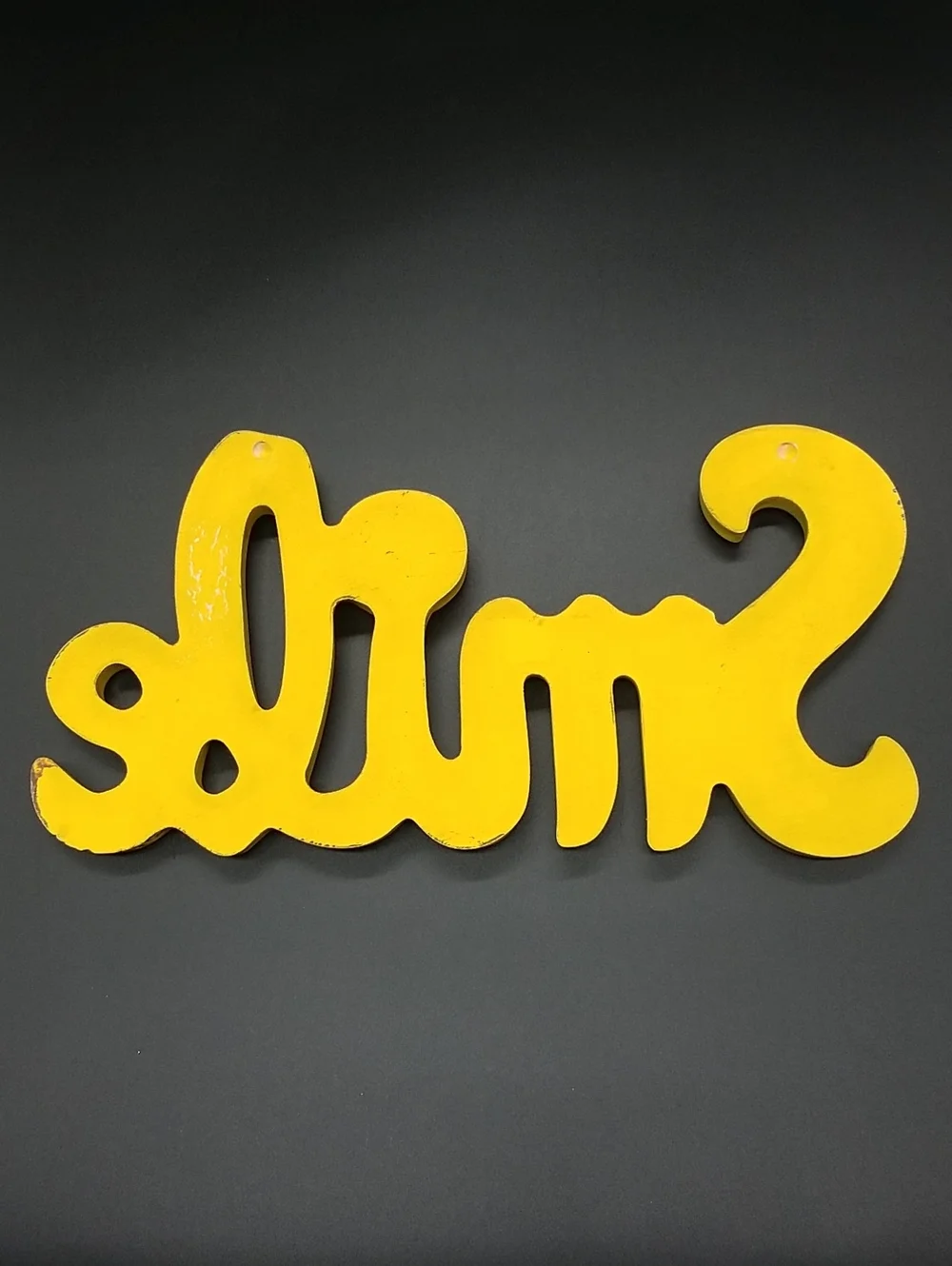 Vintage 1970s yellow